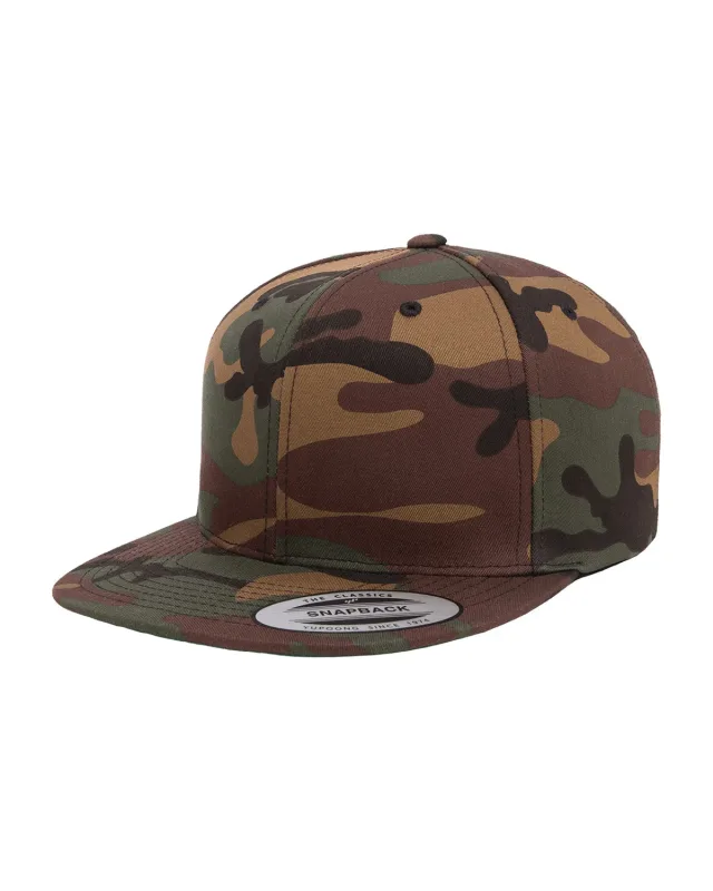 YP Classics Adult Flat Visor Classic Snapback Cap — view 68
