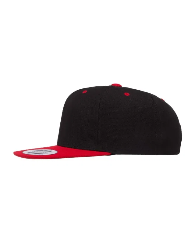 YP Classics Adult Flat Visor Classic Snapback Cap — view 7
