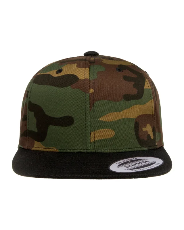 YP Classics Adult Flat Visor Classic Snapback Cap — view 70