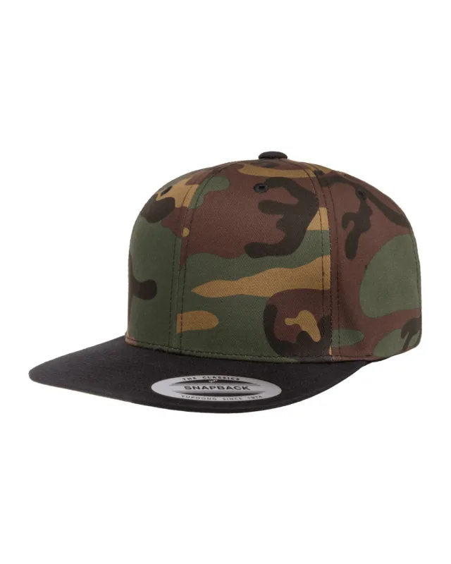 YP Classics Adult Flat Visor Classic Snapback Cap — view 71