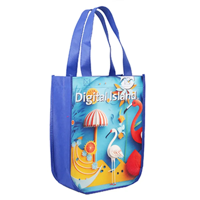Yuma Sublimated Non-Woven Curve Bottom Tote — view 11