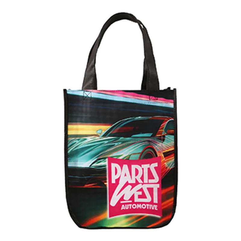 Yuma Sublimated Non-Woven Curve Bottom Tote — view 19