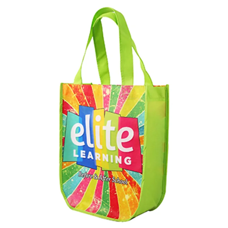 Yuma Sublimated Non-Woven Curve Bottom Tote — view 4