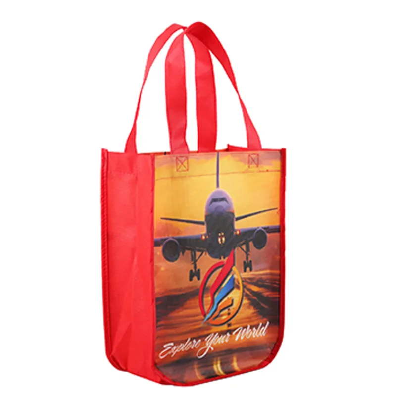 Yuma Sublimated Non-Woven Curve Bottom Tote — view 9