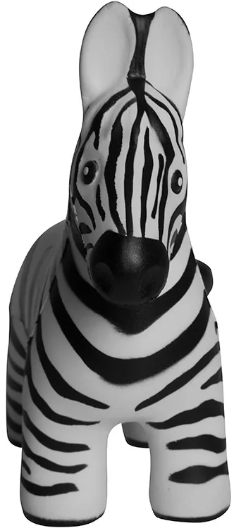 Custom Printed Zebra Stress Reliever — view 7
