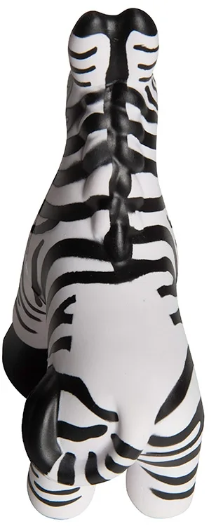 Custom Printed Zebra Stress Reliever — view 8