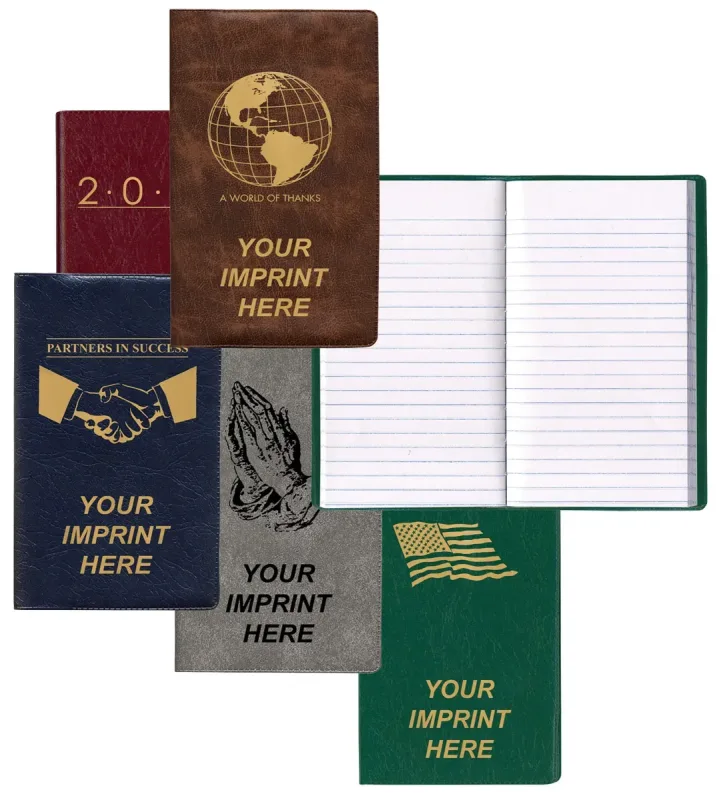 Customized Logo Tally Book (Executive Vinyl Soft Cover) — view 12