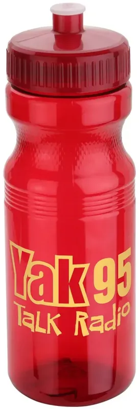 Customized Eco-Polyclear™ Bottle with Push-Pull Lid (24 oz) — view 2