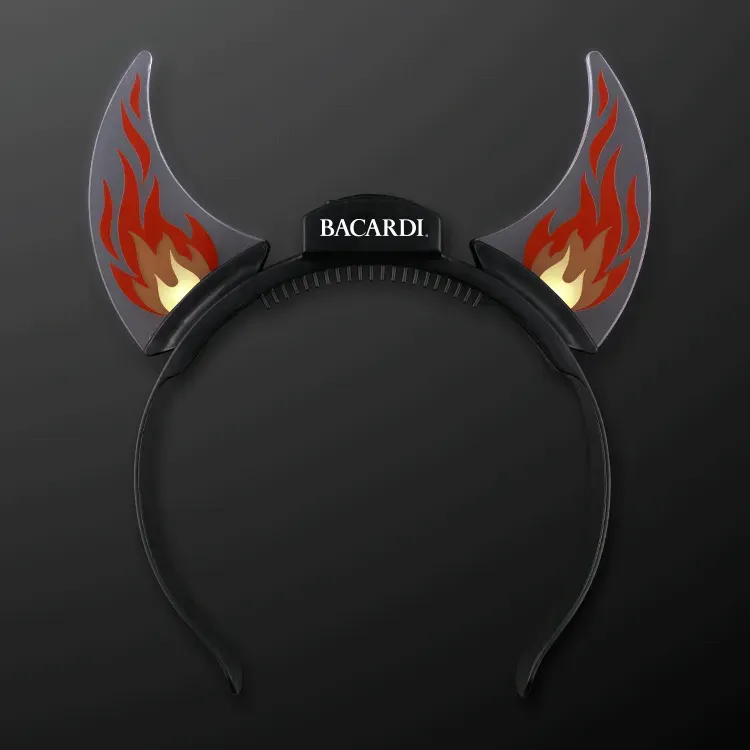 Dancing Flames Light Up Devil Horn Headband