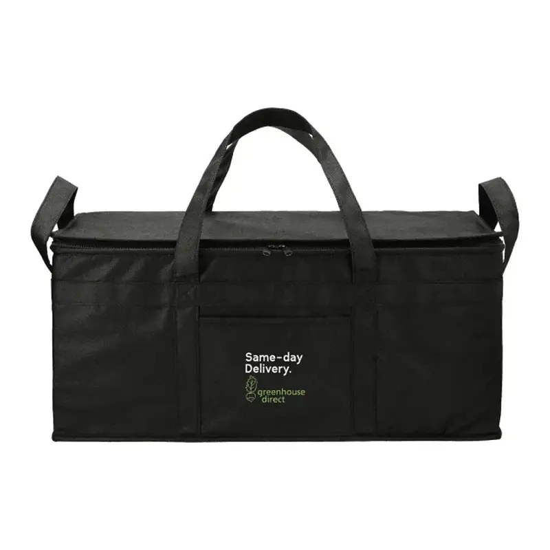 Custom Branded Delivery Cooler with Transparent Pocket