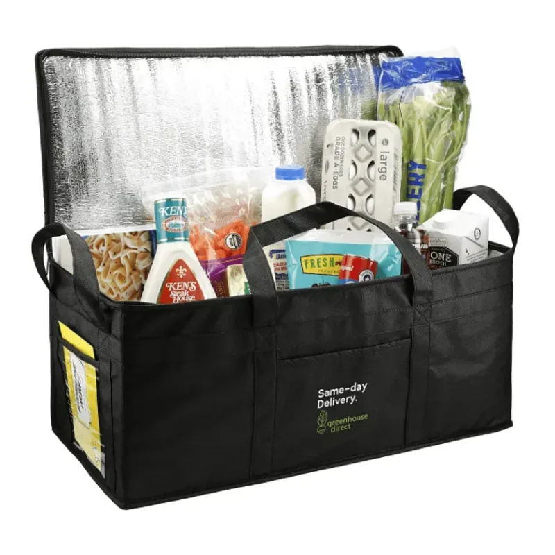 Custom Branded Delivery Cooler with Transparent Pocket — view 10