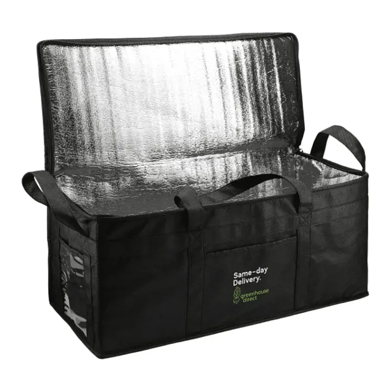 Custom Branded Delivery Cooler with Transparent Pocket — view 11