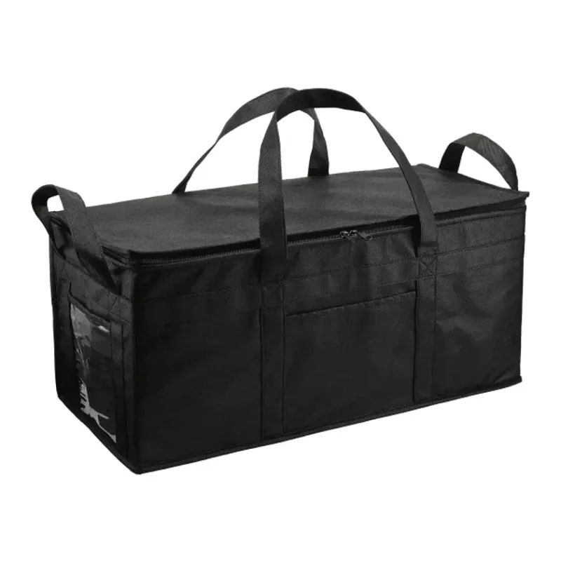Custom Branded Delivery Cooler with Transparent Pocket — view 3