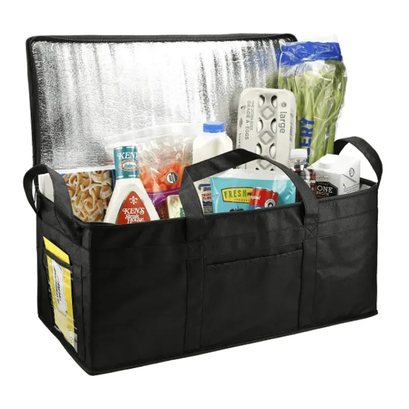 Custom Branded Delivery Cooler with Transparent Pocket — view 4