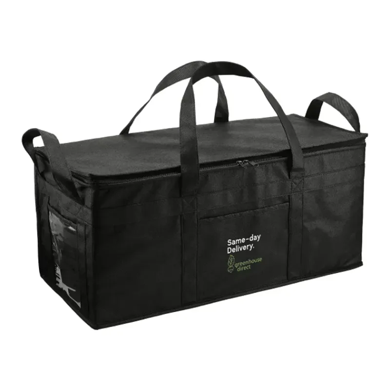 Custom Branded Delivery Cooler with Transparent Pocket — view 9