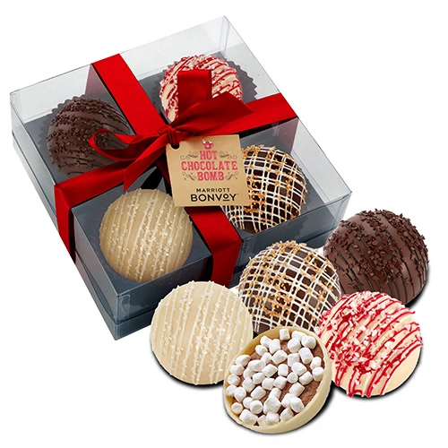 Deluxe 4-Pack Hot Chocolate Bomb Gift Set