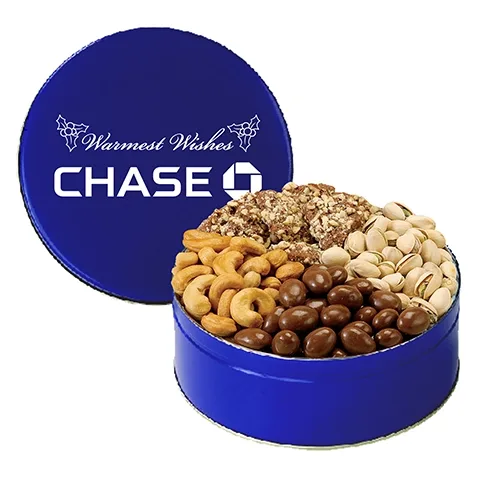 Deluxe 4-Way Nut Assortment Gift Tin — view 12