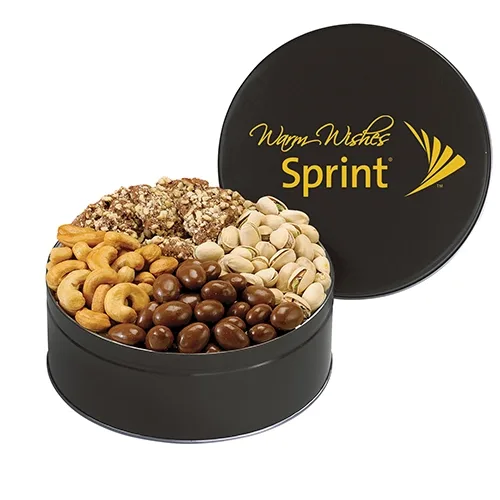 Deluxe 4-Way Nut Assortment Gift Tin — view 6