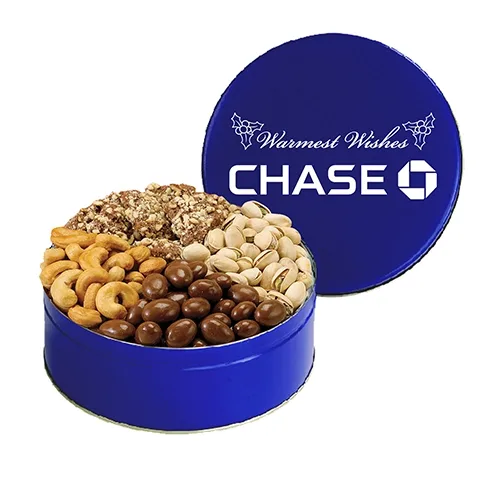 Deluxe 4-Way Nut Assortment Gift Tin — view 7