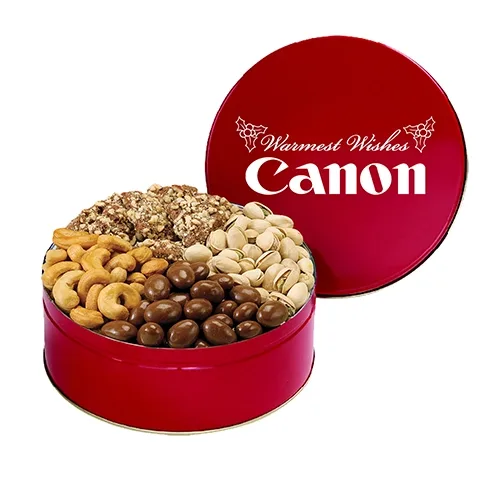 Deluxe 4-Way Nut Assortment Gift Tin — view 8