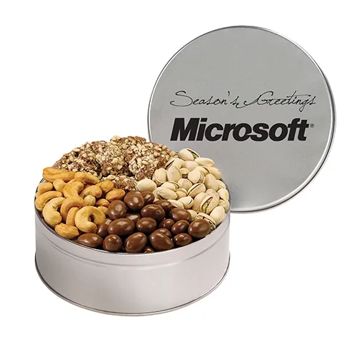 Deluxe 4-Way Nut Assortment Gift Tin — view 9