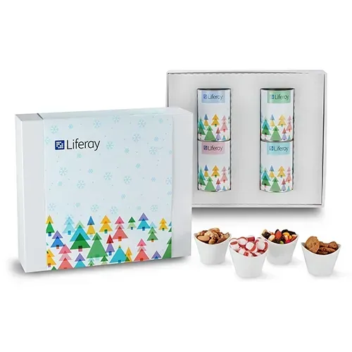 Deluxe 4-Way Snack Tube Set in Gift Box