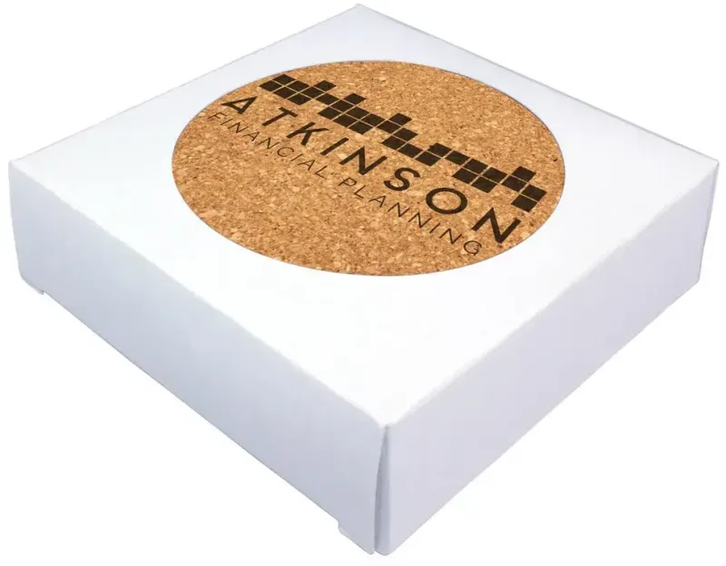 Deluxe Cork Coasters, Pack of 4 — view 2