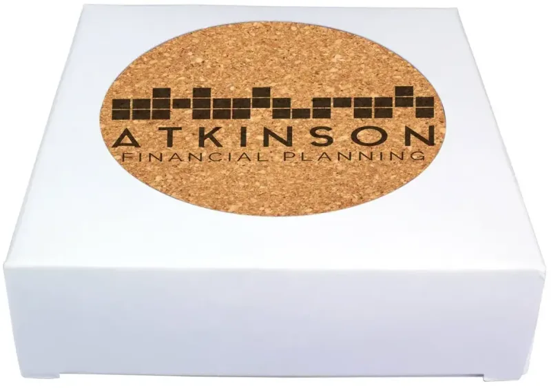 Deluxe Cork Coasters, Pack of 4 — view 3