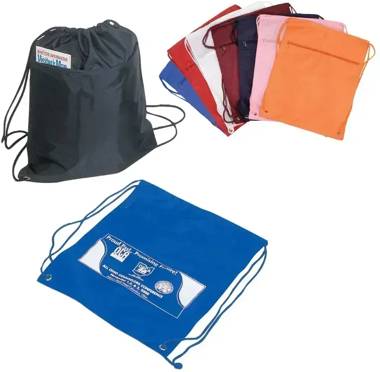 Personalized Drawstring Tote Bag