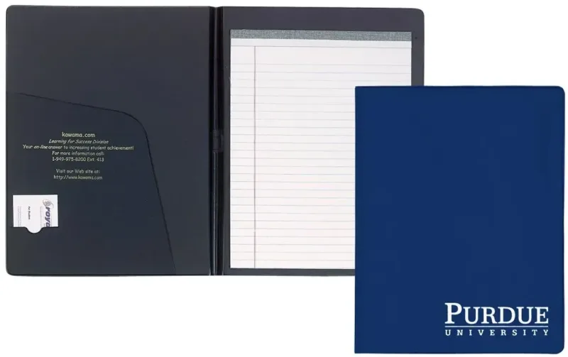 Branded Custom Deluxe Senior Size Padfolio — view 12