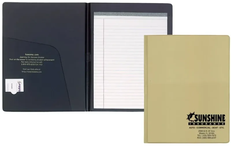 Branded Custom Deluxe Senior Size Padfolio — view 14
