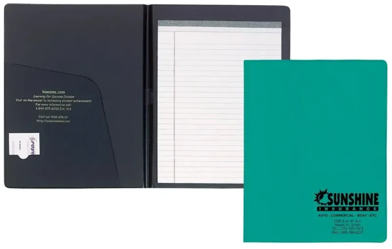 Branded Custom Deluxe Senior Size Padfolio — view 15