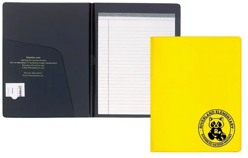 Branded Custom Deluxe Senior Size Padfolio — view 7