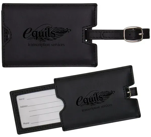 Imprinted Deluxe Slide Luggage Tag