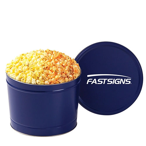 Deluxe Two-Flavor Gourmet Popcorn Tin