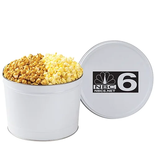Deluxe Two-Flavor Gourmet Popcorn Tin — view 10