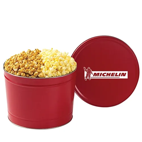 Deluxe Two-Flavor Gourmet Popcorn Tin — view 8