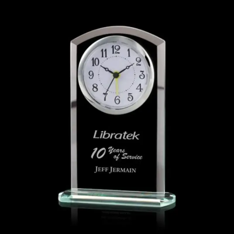 Customized Jade Derby Clock – Business Gift