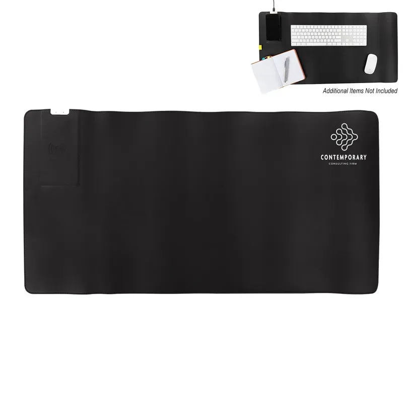Desk Mat w/ 15W Wireless Charger
