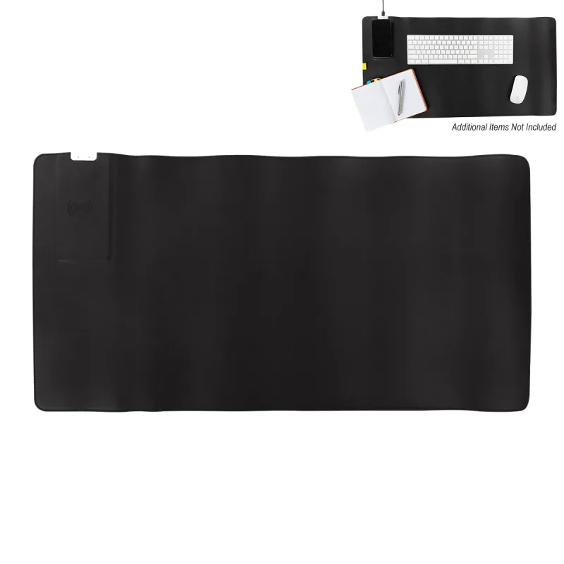 Desk Mat w/ 15W Wireless Charger — view 2