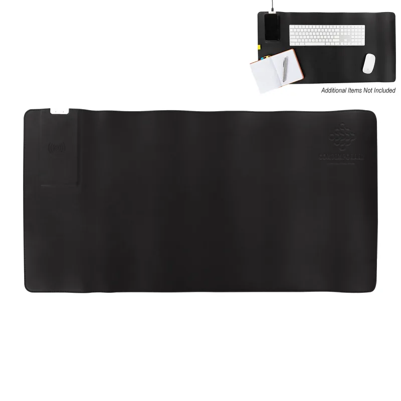 Desk Mat w/ 15W Wireless Charger — view 4