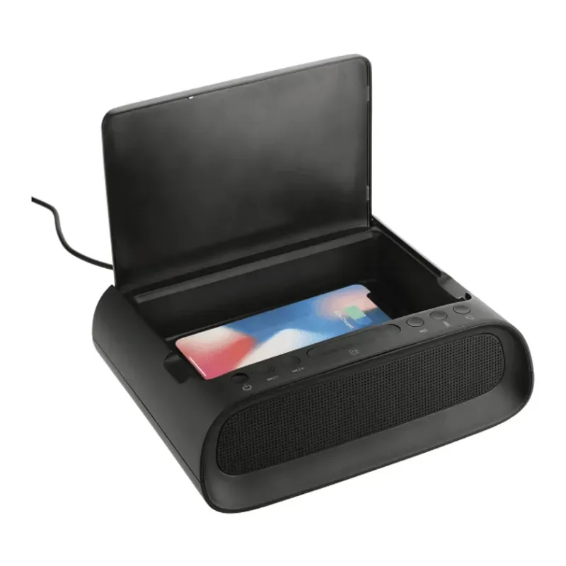 Branded Desktop UV Sanitizer with Bluetooth Speaker — view 4