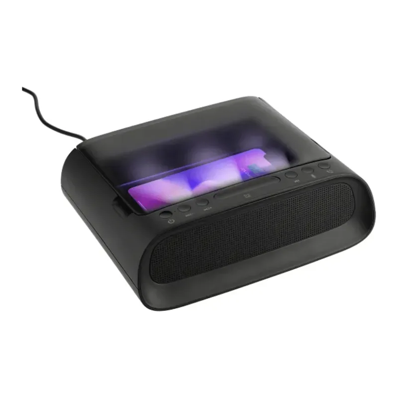 Branded Desktop UV Sanitizer with Bluetooth Speaker — view 7