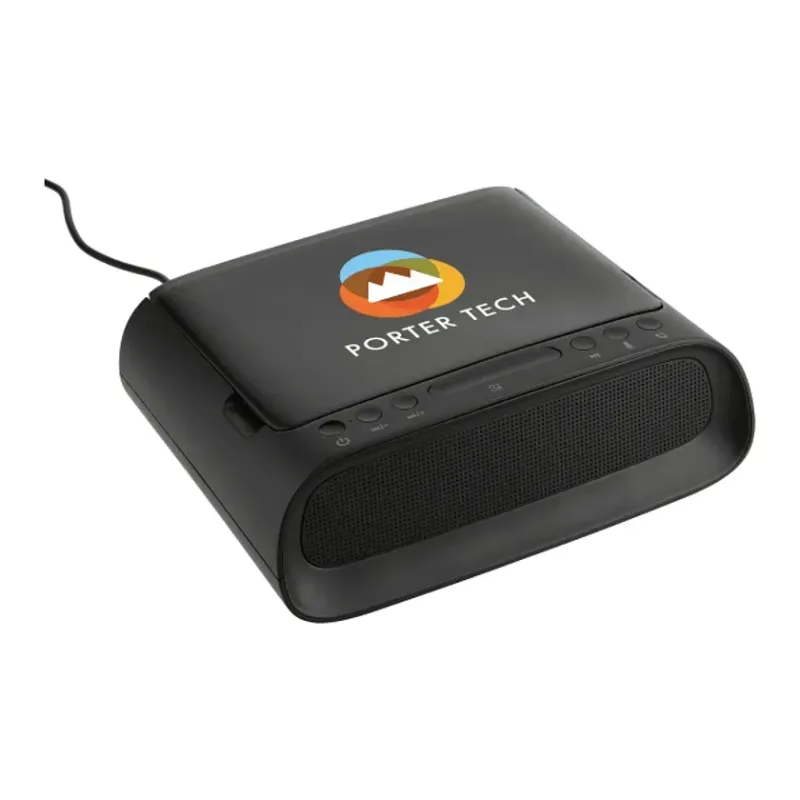 Branded Desktop UV Sanitizer with Bluetooth Speaker — view 8
