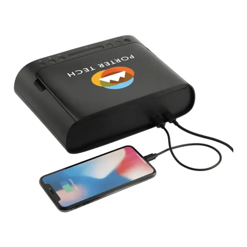 Branded Desktop UV Sanitizer with Bluetooth Speaker — view 9