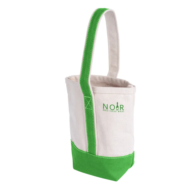 Customized Deux Wine Bottle Tote Bag — view 2