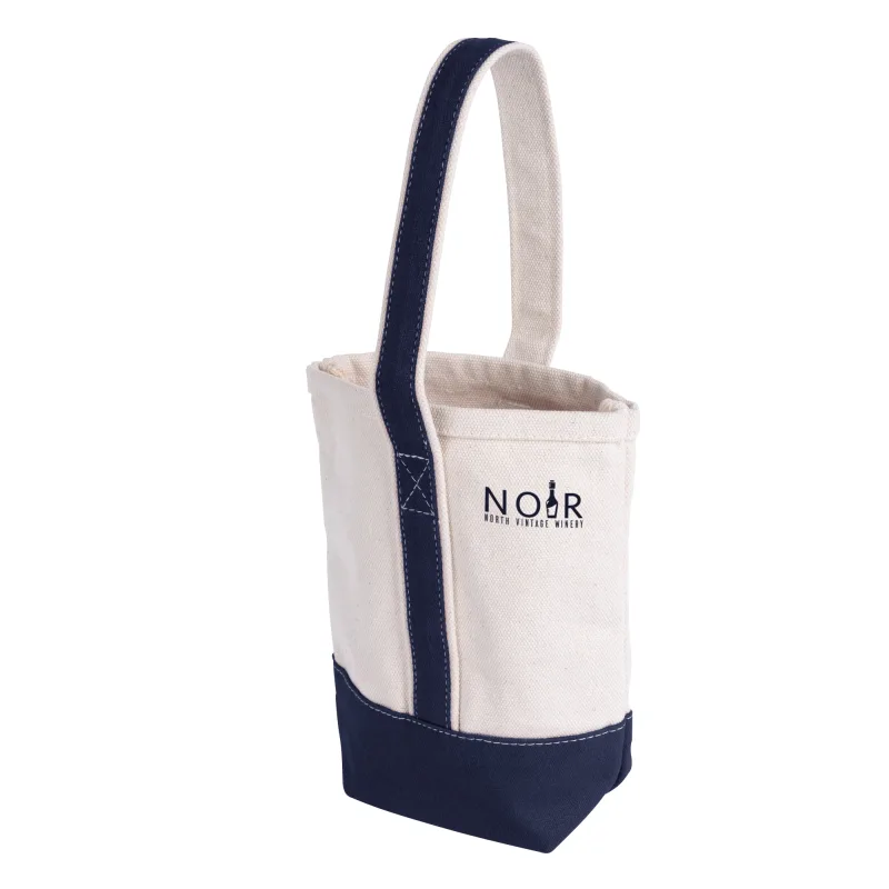 Customized Deux Wine Bottle Tote Bag — view 5