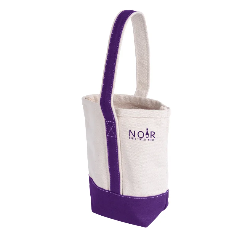 Customized Deux Wine Bottle Tote Bag — view 6