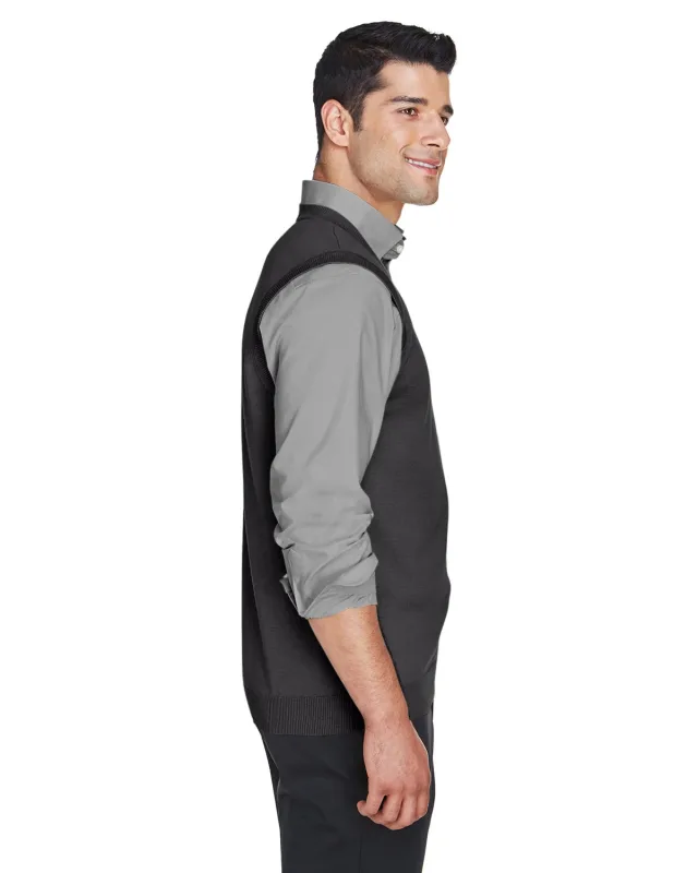 Devon & Jones Adult V-Neck Vest — view 10