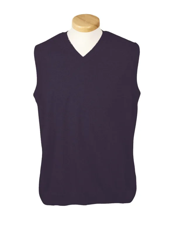 Devon & Jones Adult V-Neck Vest — view 13